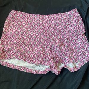 Pink Paisley Print Shorts - Old Navy